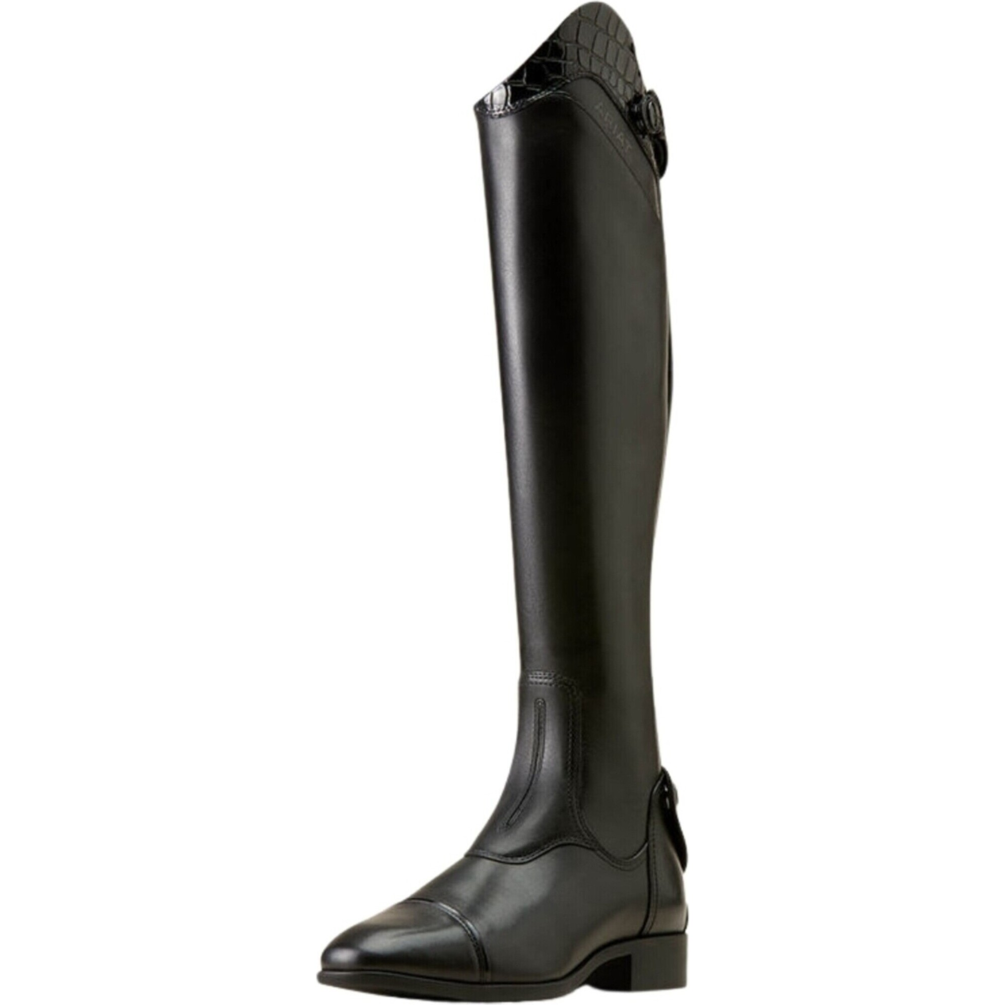 Ariat Womens Palisade Riding Show Boots 10050986 - Black / Black Croc Print